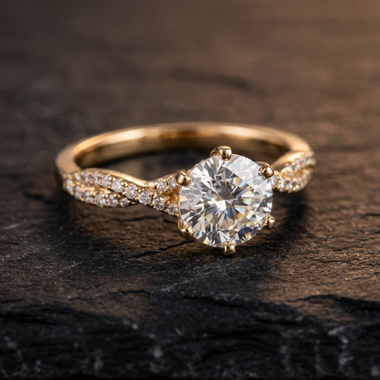 Elegant Moissanite Ring 96548310