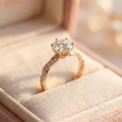Elegant Moissanite Ring