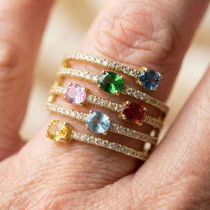 Elegant Multicolor Statement Ring