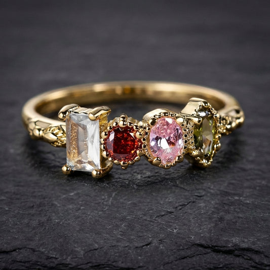 Elegant Multistone Cubic Zirconia Ring 50336774