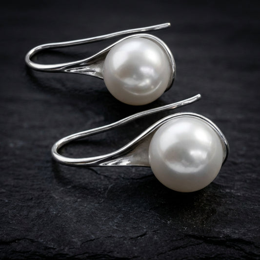 Elegant Pearl Drop Earrings