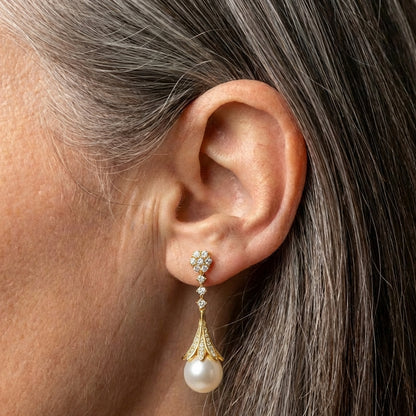 Elegant Pearl Drop Earrings
