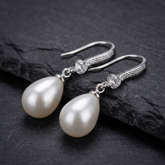 Elegant Pearl Drop Earrings 47700660