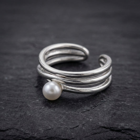 Elegant Pearl Wrap Ring 80244114