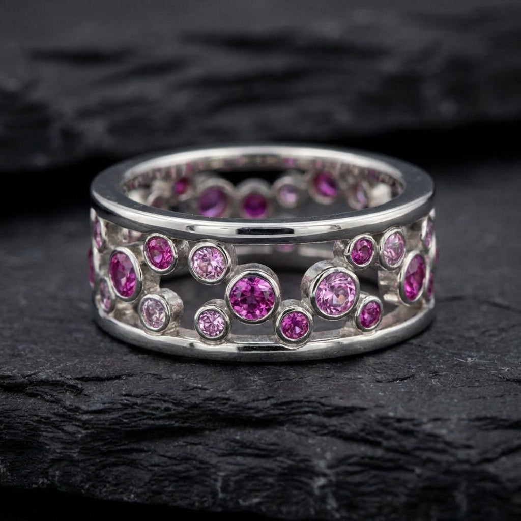Elegant Pink Sapphire Ring 76771259