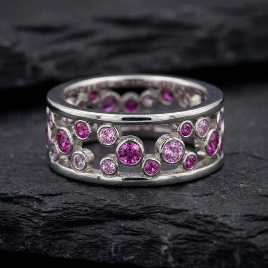 Elegant Pink Sapphire Ring 76771259