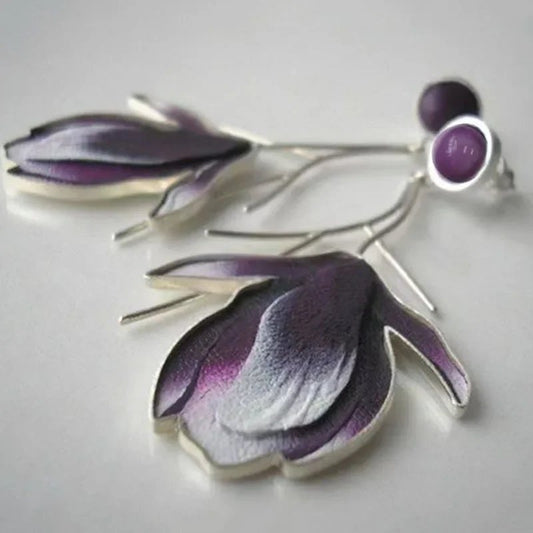 Elegant Purple Flower Earrings 85052353 01 (1)