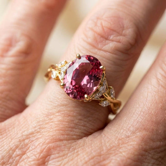 Elegant Ruby Marquise Ring