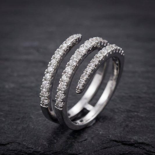 Elegant Shiny Cubic Zircon Ring