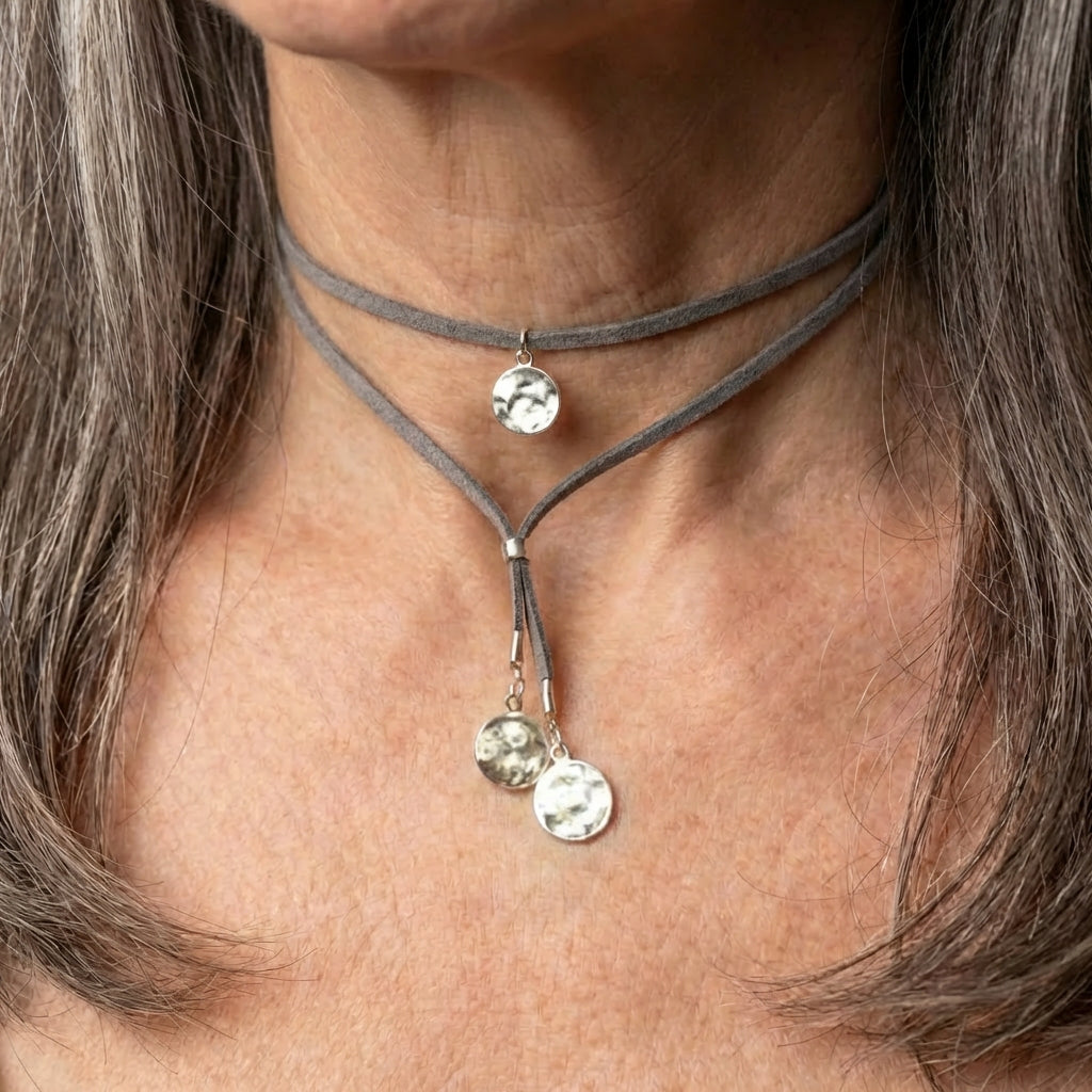 Elegant Silver Eclipse Layered