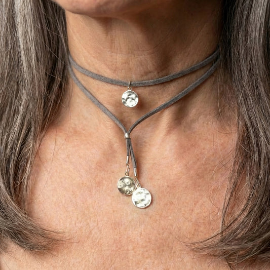 Elegant Silver Eclipse Layered