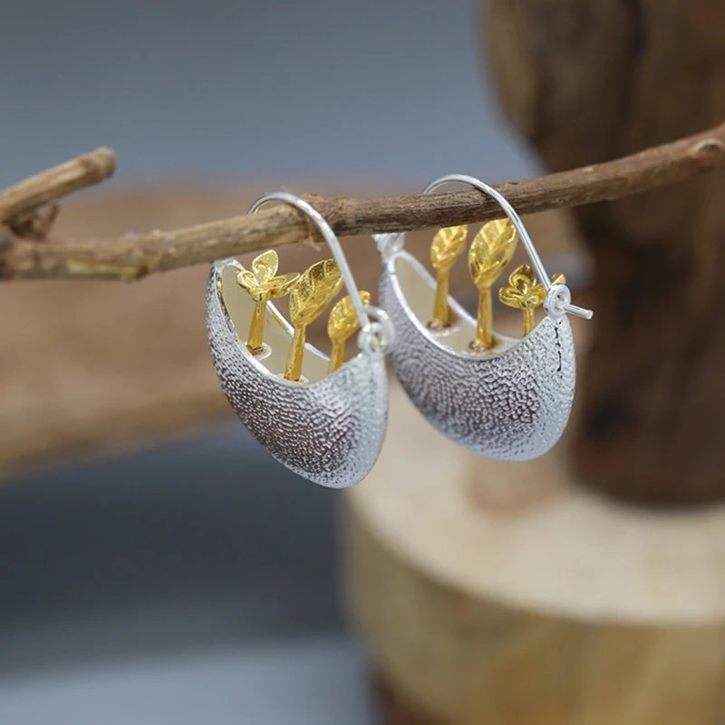 Elegant Silver Hoop