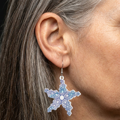 Elegant Snowflake Earrings