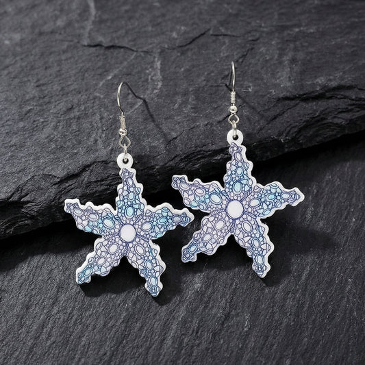 Elegant Snowflake Earrings 84272787