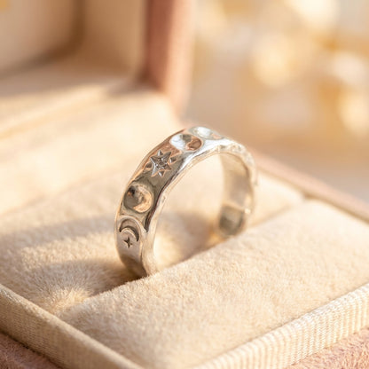 Elegant Star Silver Ring