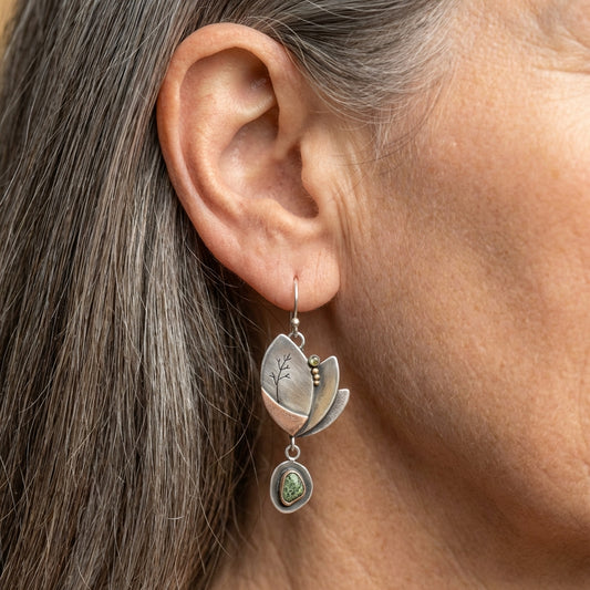 Elegant Tree Dangle Earrings