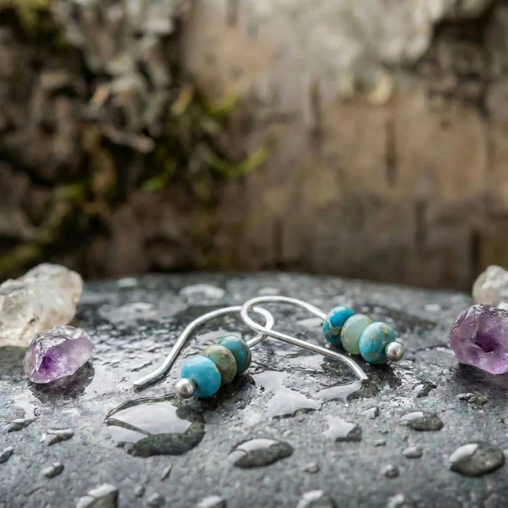 Elegant Turquoise Harmony Drop