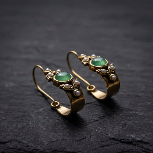 Elegant Turquoise Petal Drop