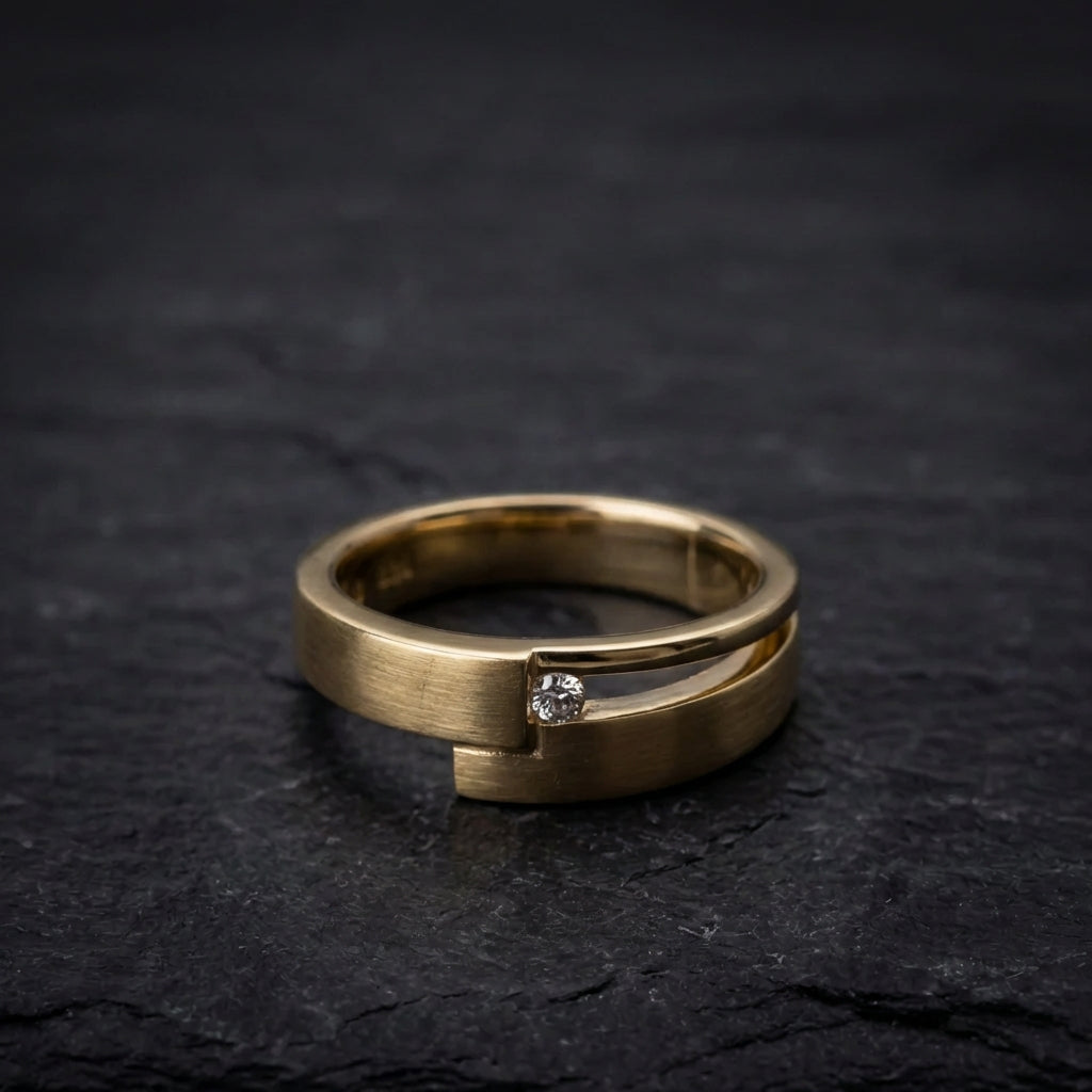 Elegant Wrap Around Gold Ring