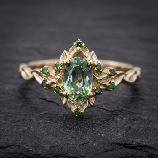 Elegant Zircon Flower Ring 42590915