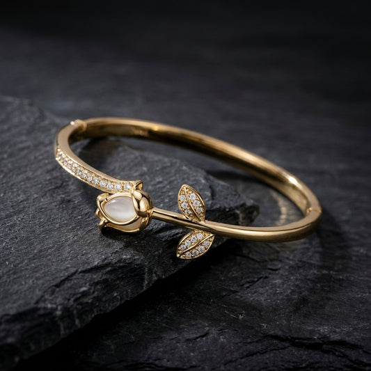 Exquisite Tulip Bangle Bracelet