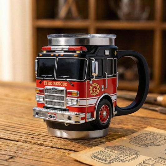 Fire Truck Emergency Vehicle Mug