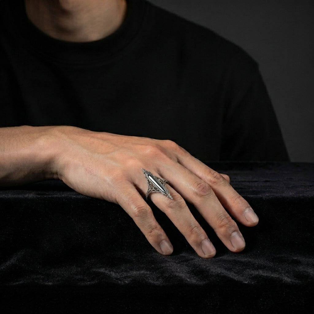 Gothic Dagger Statement Ring
