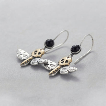 Death's Head Moth Drop Earrings