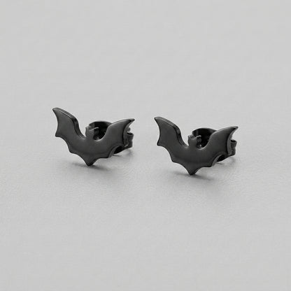 Midnight Bat Wing Studs