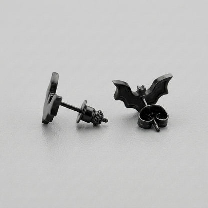 Midnight Bat Wing Studs