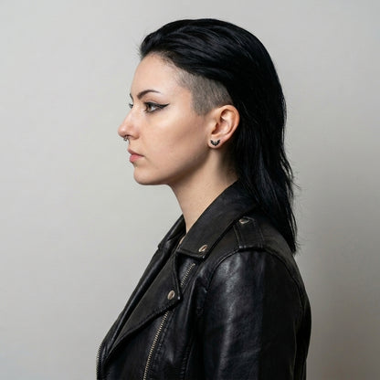 Midnight Bat Wing Studs