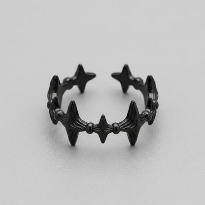 Star Fang Open Cuff Ring