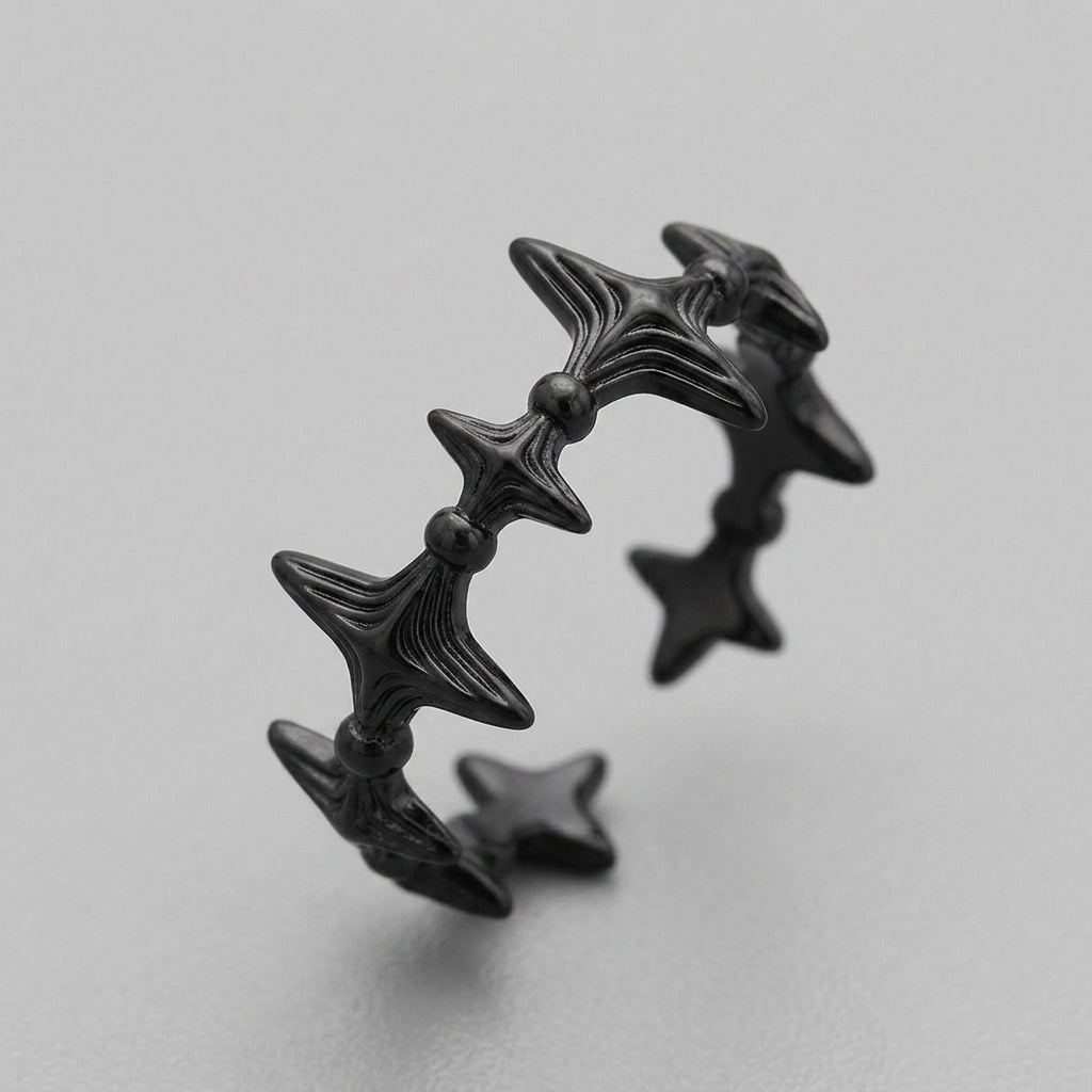 Star Fang Open Cuff Ring