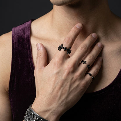 Star Fang Open Cuff Ring