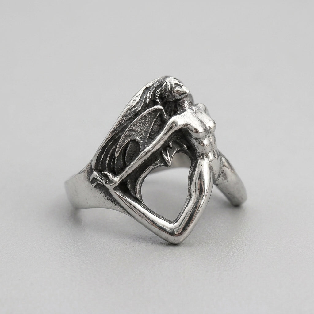 Winged Succubus Ring