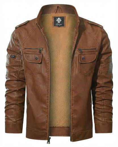 Fleece Biker Jacket