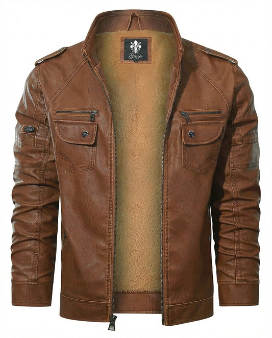 Fleece Biker Jacket