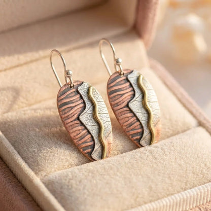 Vintage Leaf Drop Earrings