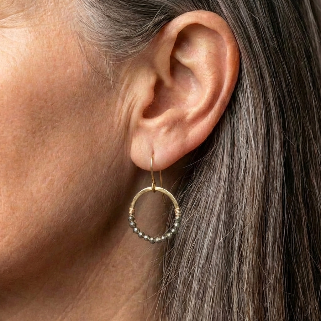 Minimalist Geometric Dangle Earrings