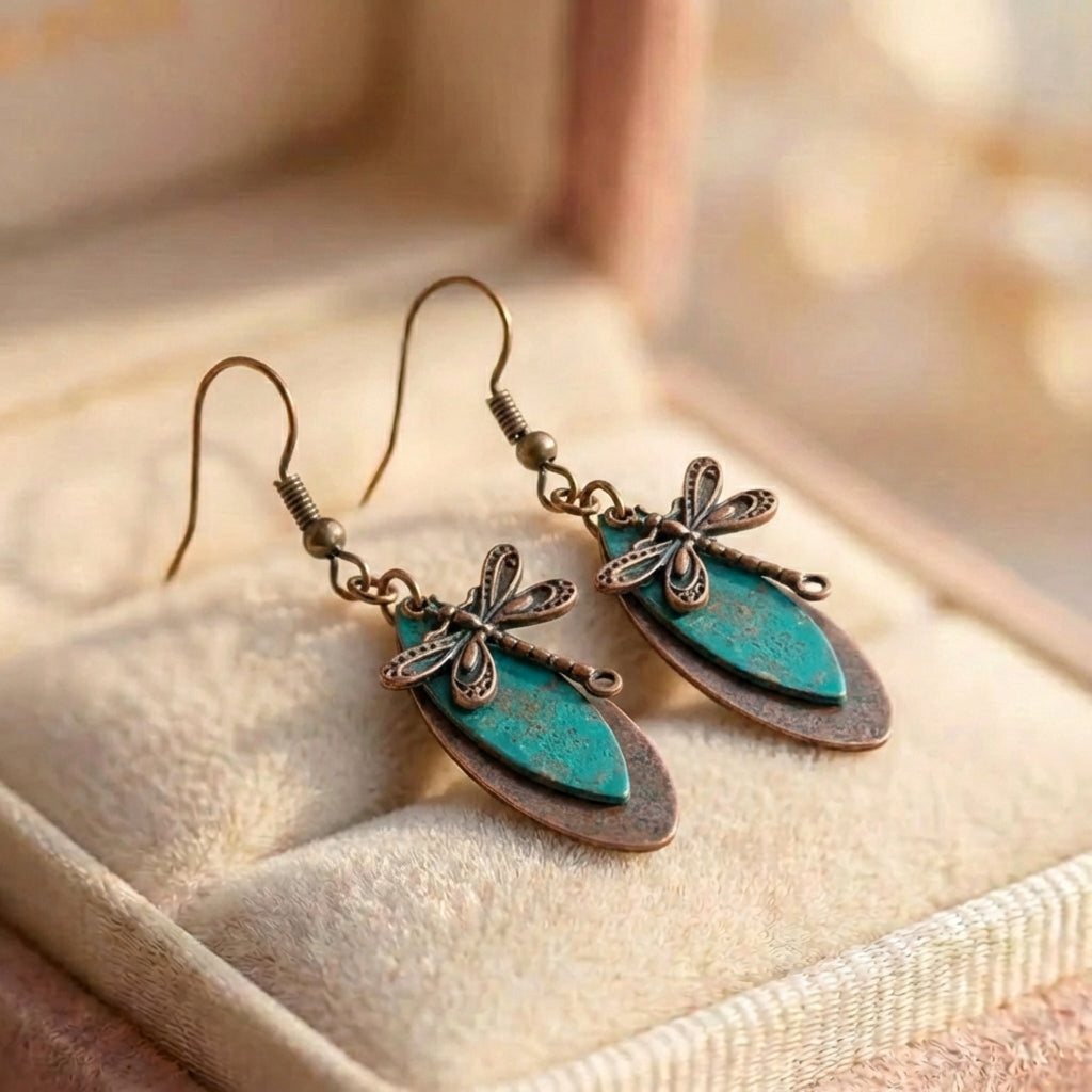 Vintage Dragonfly Earrings