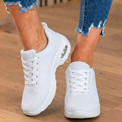 Orthopedic Mesh Athletic Sneakers - Air Cushion Heel & Lightweight Design