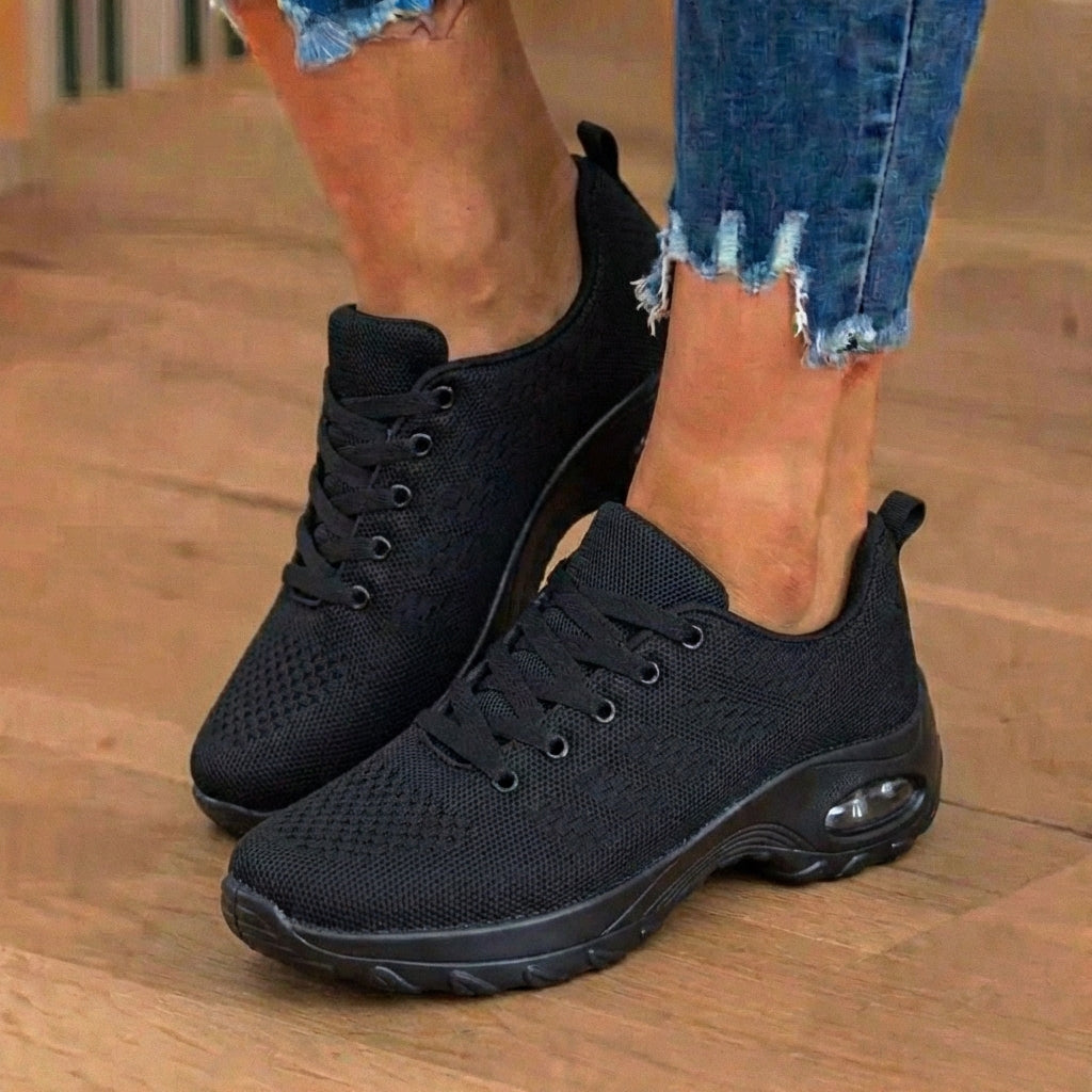 Orthopedic Mesh Athletic Sneakers - Air Cushion Heel & Lightweight Design