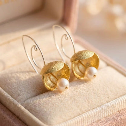 Vintage Bell Flower Earrings