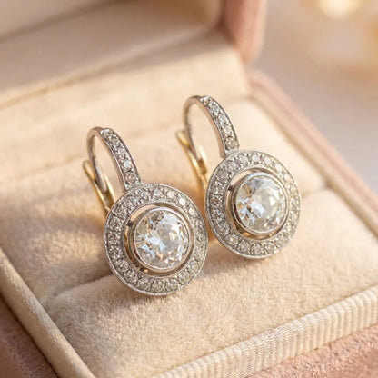 Elegant Crystal Drop Earrings