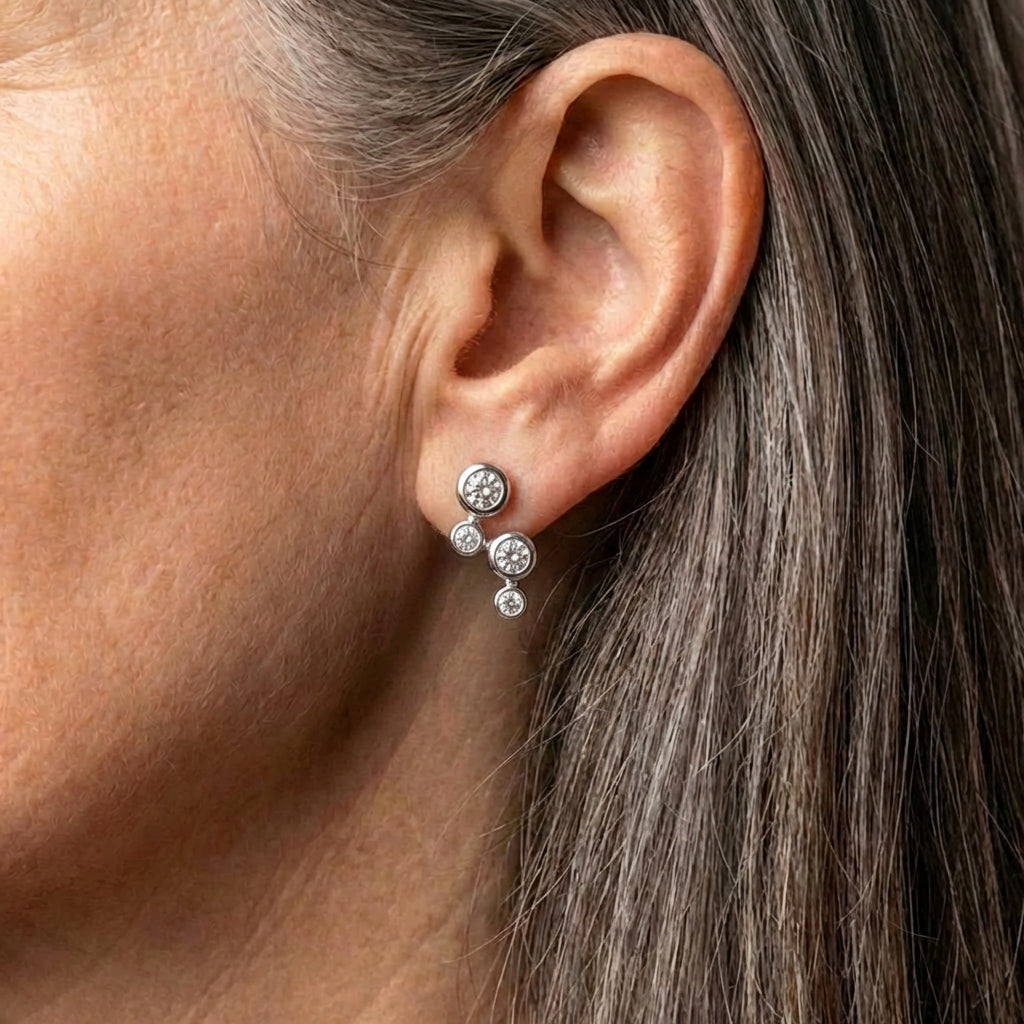 Elegant Crystal Drop Earrings