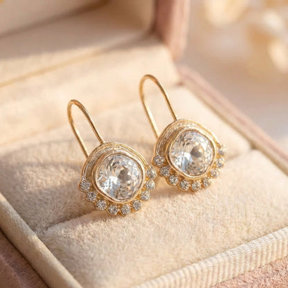 Elegant Crystal Dangle Earrings