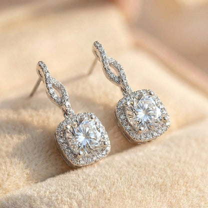 Elegant Crystal Dangle Earrings