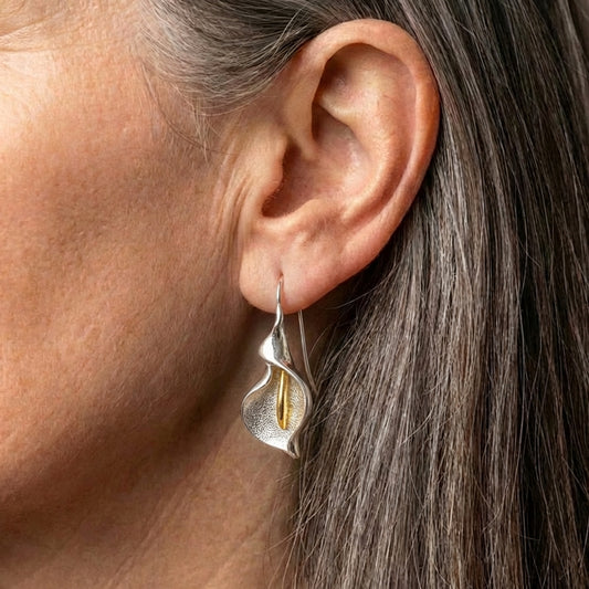 Elegant Calla Lily Earrings