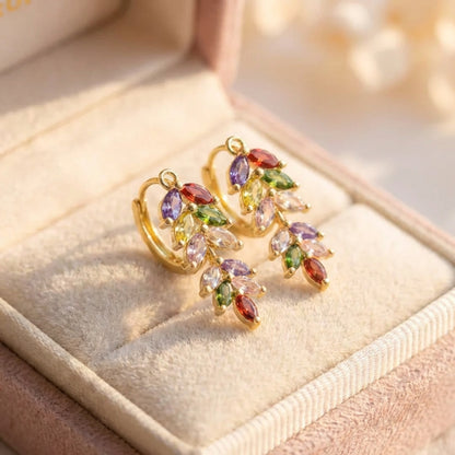 Elegant Multicolor Crystal Earrings