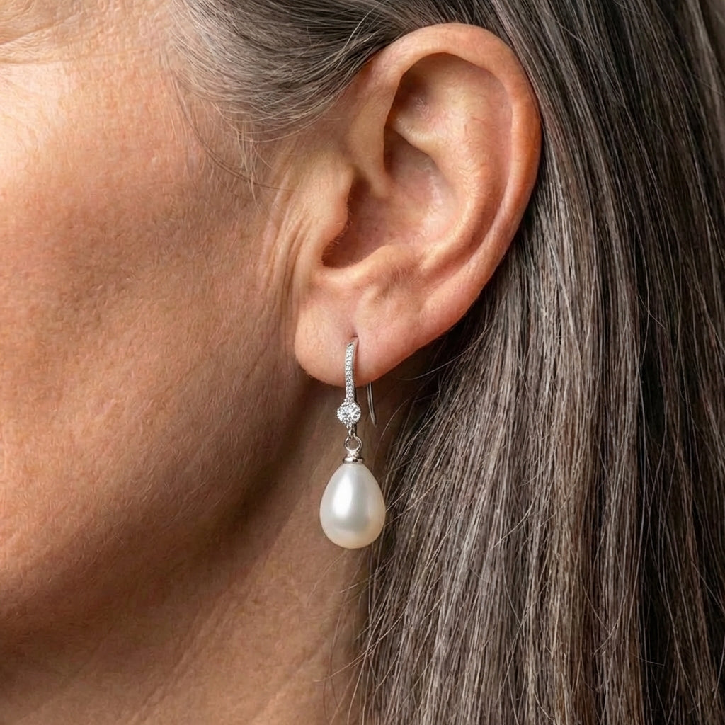 Elegant Pearl Drop Earrings